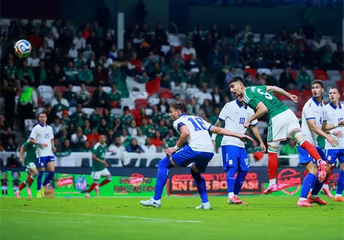 México aplasta a Serbia en su última prueba