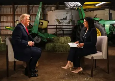 Donald Trump es cuestionado sobre fraude electoral