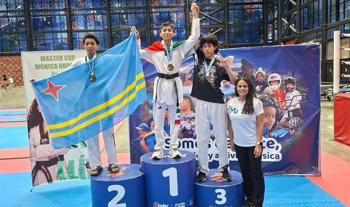 Mateo Villalobos Ruiz subió a lo más alto del podio en la Master Cup 2026, realizada en Medellín, Colombia. Cortesía