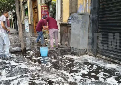 Inician limpieza de zonas desocupadas por la CNTE