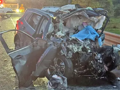 Tragedia en autopista: 17 heridos y tres muertos
