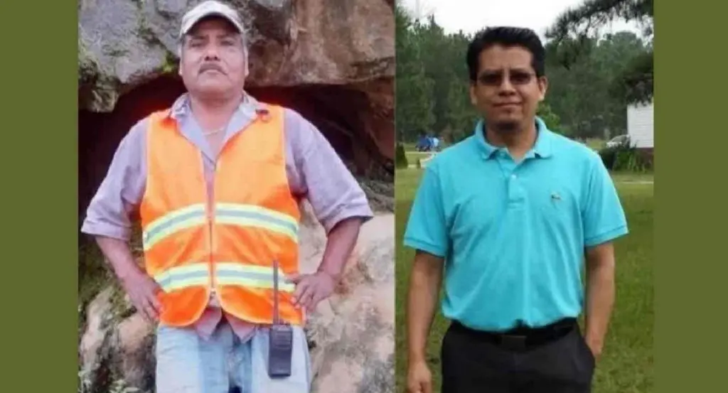 Carlos Orocio y su hijo Celestino Orocio. Cortesía