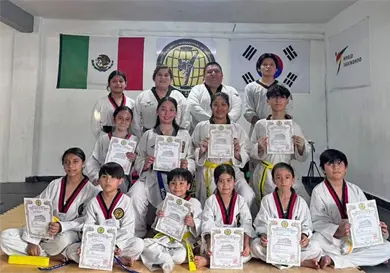 Koryo celebra exitosa evaluación de grados Kups