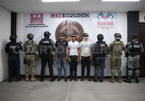 Desmantelan banda dedicada a extorsión “gota a gota” en Tuxtla