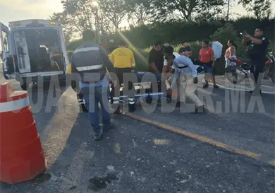 Arrollan a motorista y fallece en hospital
