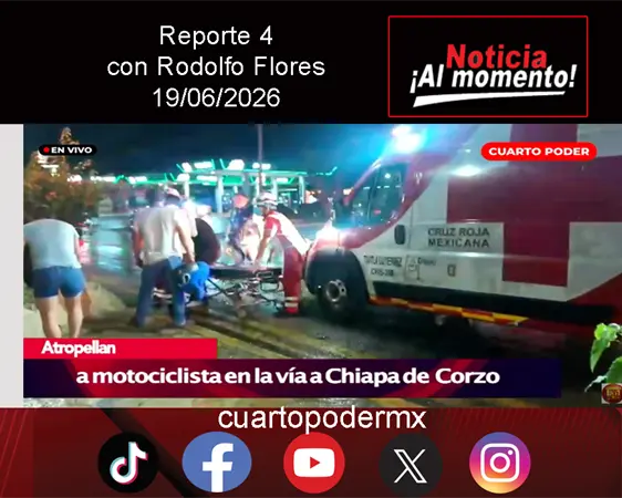 REPORTE4 | 19 06 2026 con Rodolfo Flores