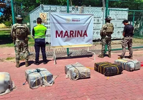 Aseguran 270 kilos de cocaína en Manzanillo