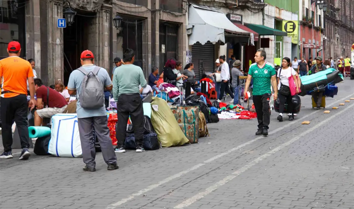 Los manifestantes indicaron que van a regresarían a sus lugares de origen por sus medios. El Universal
