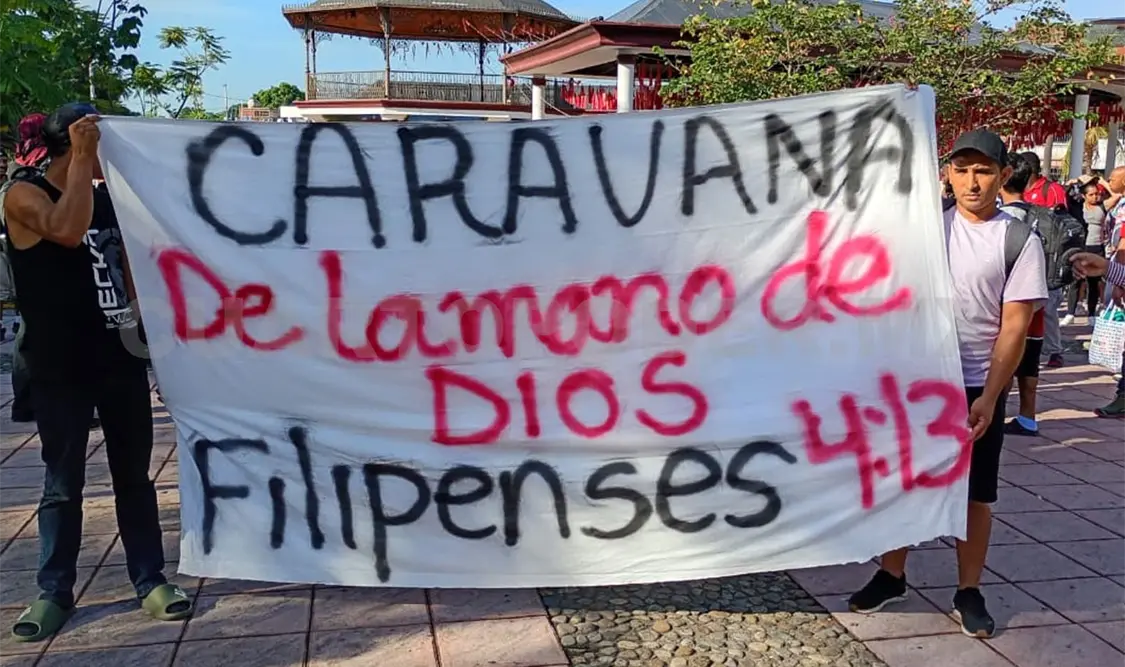 La caravana “De la mano de Dios” es la cuarta que se forma en lo que va del año. Rafael Victorio / CP