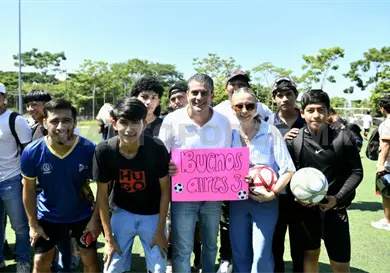 Yamil Melgar promueve el deporte en Tapachula