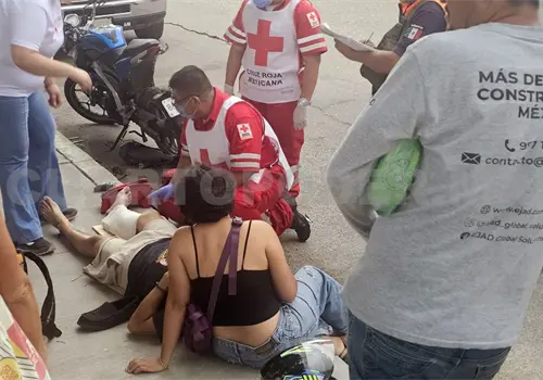 Arrollan a repartidor y le quiebran una pierna Arrollan a repartidor y le quiebran una pierna