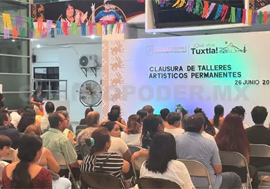 Realizan clausura de talleres artísticos