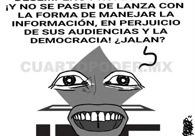 El INE y el manejo de información en noticiarios