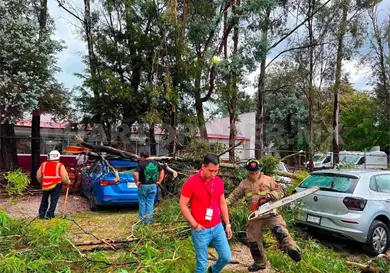 Tornado y granizo dejan daños en San Cristóbal