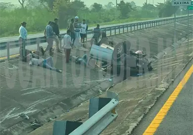 Trágica volcadura: un muerto, el saldo