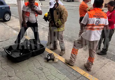 Reportan fuerte explosión por una fuga de amoniaco