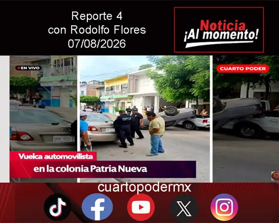 REPORTE4 | 07 08 2026 con Rodolfo Flores REPORTE4 | 07 08 2026 con Rodolfo Flores