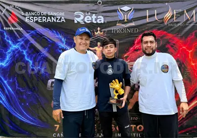 Rodolfo Carlo, campeón del Goalkeeper Clash