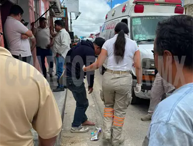 Resulta con una posible fractura al ser arrollado