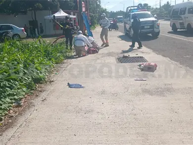 Fallece al ser arrollada por un veloz automóvil Fallece al ser arrollada por un veloz automóvil