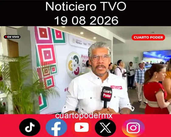 Noticiero TVO 19 08 2026. #TuDiarioVivir con Carlos César Núñez