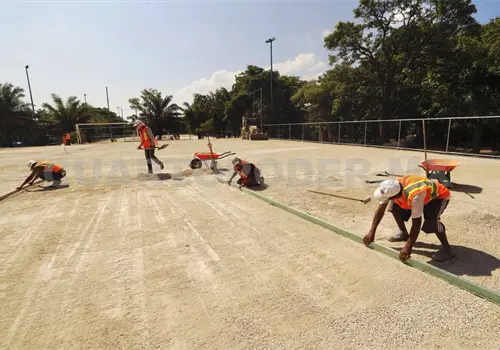 Avanza rehabilitación del parque Caña Hueca