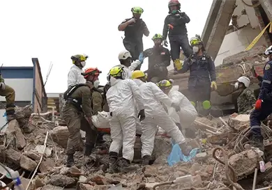 Ascienden a 314 los muertos por terremoto
