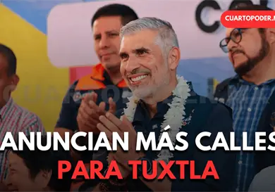 Vienen más calles para Tuxtla: Ángel Torres Vienen más calles para Tuxtla: Ángel Torres