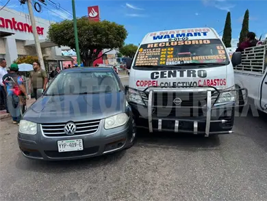 Tres colectivos protagonizan percances