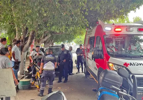 Un lesionado en colisión en la colonia Las Arboledas