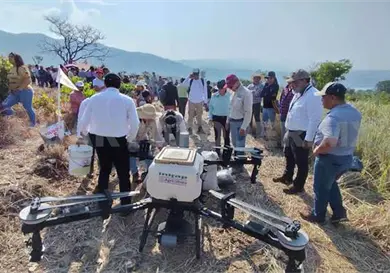 Utilizar drones para dispersar semillas Utilizar drones para dispersar semillas