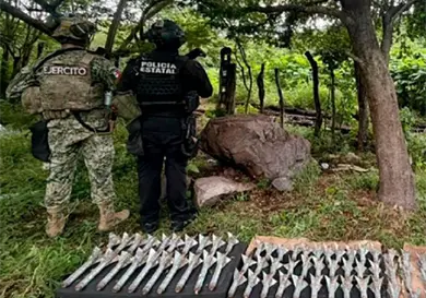 Inhabilitan laboratorio clandestino con explosivos
