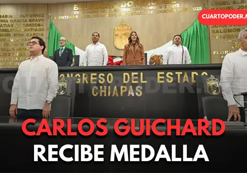 Impone ERA Medalla al biólogo Carlos Guichard