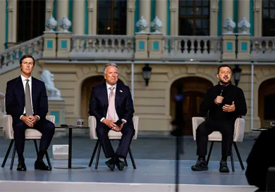 La paz es necesaria: Zelensky a los enviados