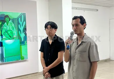 Andréw Domínguez expone sus fotogramas Andréw Domínguez expone sus fotogramas