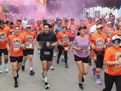 Corredores disfrutan de una deliciosa competencia