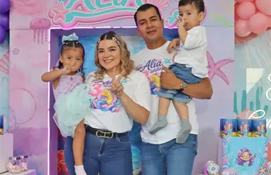 Alía, la sirena cumple 3 añitos