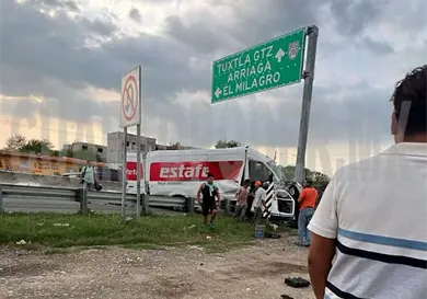 Fuerte percance en el Crucero de la Muerte