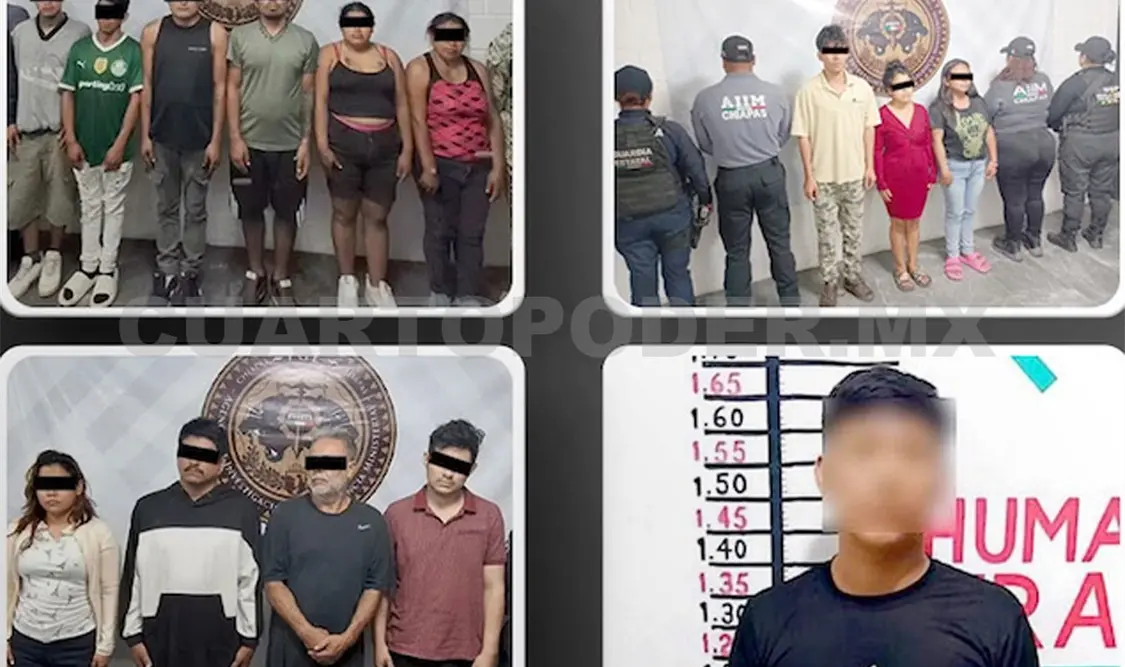 Se logró la detención de 27 personas por la presunta comisión de diversos delitos. CP