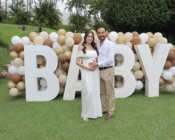 Gender reveal en familia