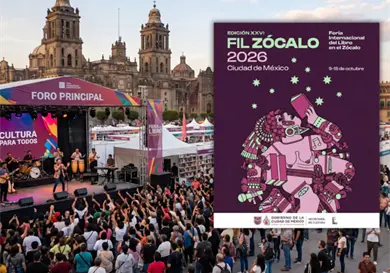 FIL Zócalo 2026 alista 266 actividades
