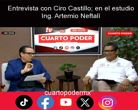 Entrevista con Ciro Castillo; en el estudio Ing. Artemio Neftalí