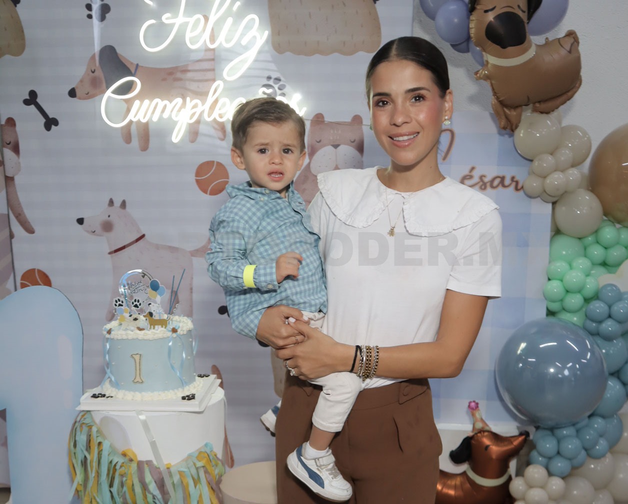 César cumple su primer añito