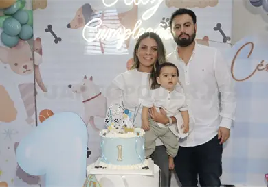 César cumple su primer añito