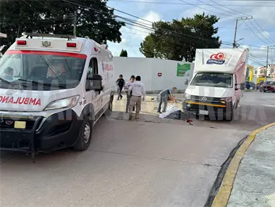 Se estampa en vehículo y pierde la vida al instante