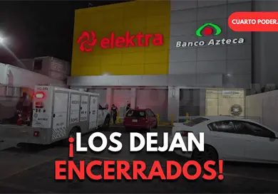 Dejan encerrados en elevador a clientes de tienda