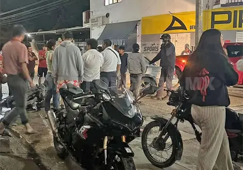 Encontronazo frente a terminal; un lesionado