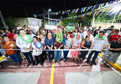 Inaugura Ángel Torres Calles Felices en Montecristo