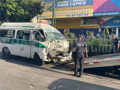Colectivazo deja a tres pasajeros lesionados