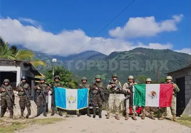Ejércitos de México y Guatemala fortalecen vigilancia Ejércitos de México y Guatemala fortalecen vigilancia